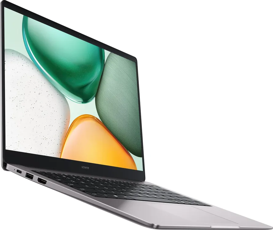 Honor MagicBook X 14 боковой профиль тонкий корпус и порты