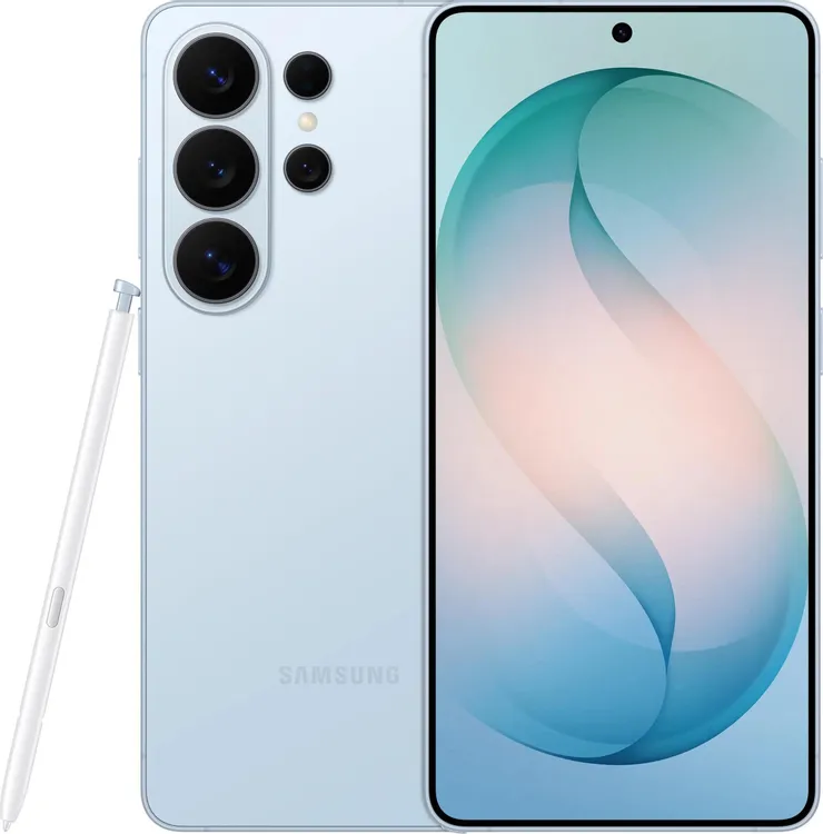 Samsung Galaxy S26 Ultra 16/1TB голубой — вид спереди Dynamic AMOLED 2X 6.9 дюйма