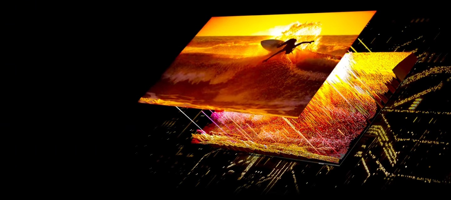 Технология Quantum Matrix Plus в Samsung QE55QN85F — управление Mini LED подсветкой