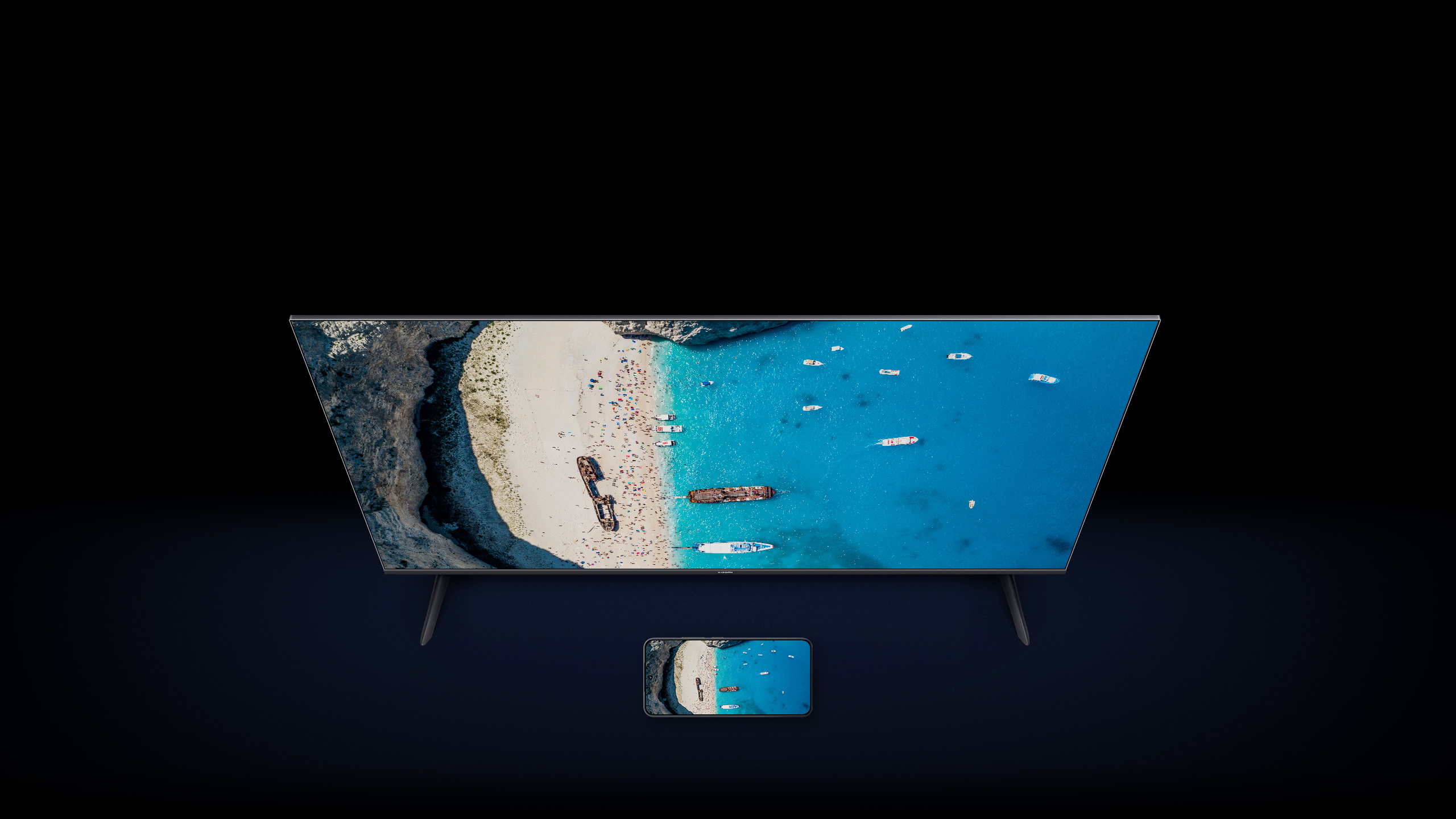 Xiaomi TV A 55 2026 — трансляция контента с телефона, Chromecast