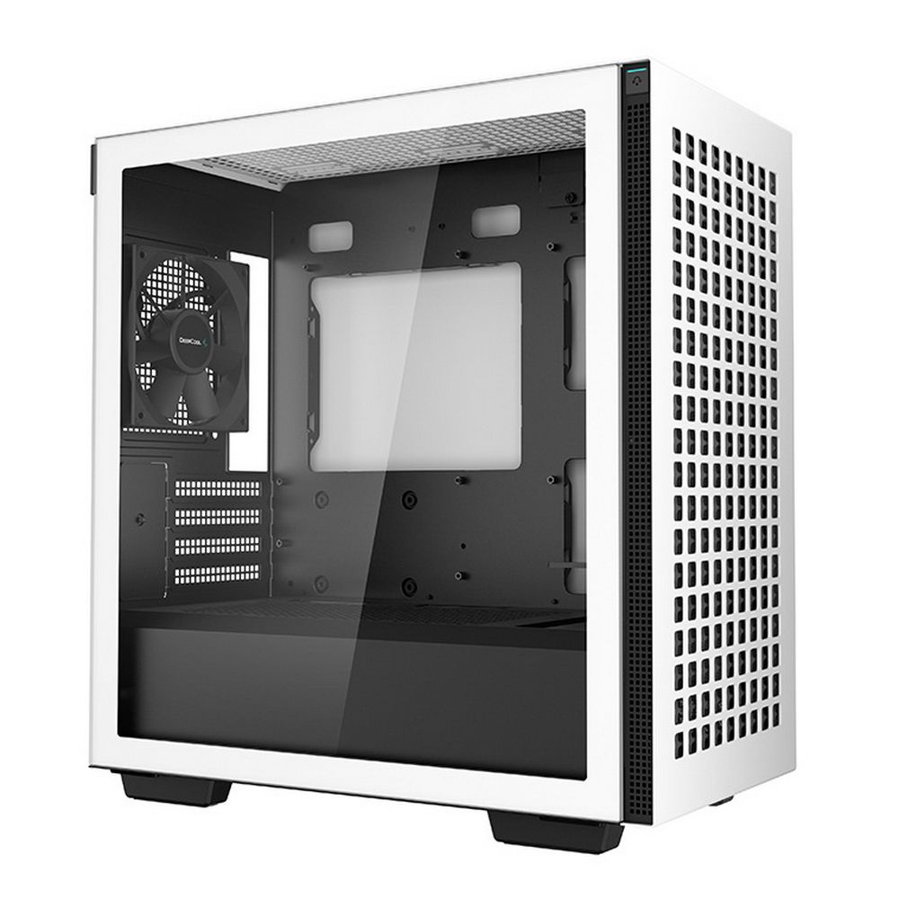 DeepCool CH370 белый внутреннее пространство отсеки накопителей кабель-менеджмент