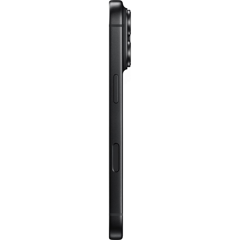 Apple iPhone 18 Pro Black боковой профиль кнопки громкости и питания тонкий корпус