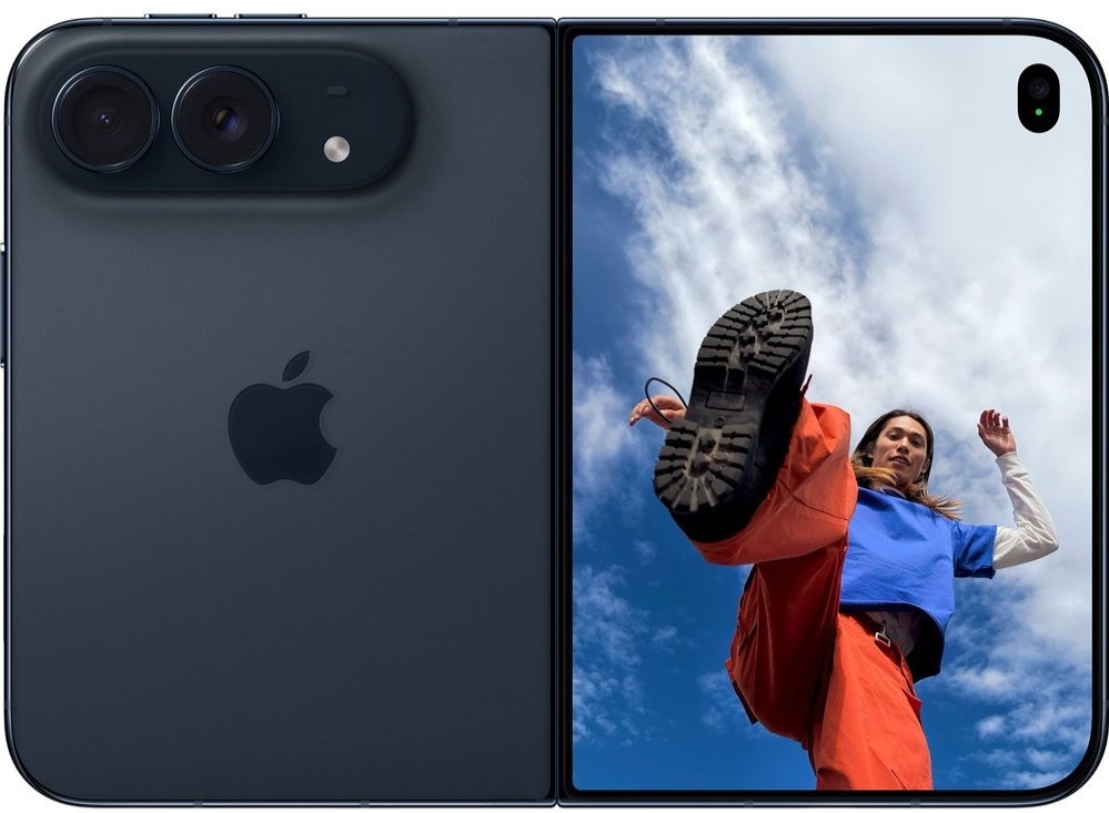 Apple iPhone Duo 256GB Night Sky закрытый — внешний экран 5,4 дюйма, двойная камера, Ceramic Shield