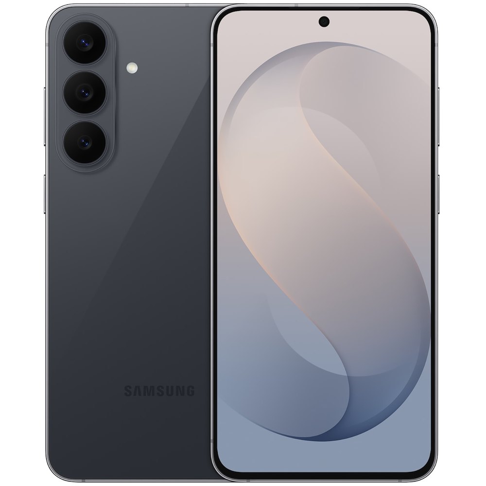 Samsung Galaxy S26 FE черный вид спереди Dynamic AMOLED 2X 6.7 дюйма 120 Гц