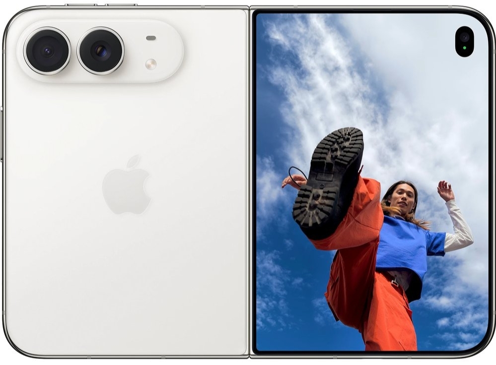 Apple iPhone Duo развёрнутый внутренний дисплей Super Retina XDR с насыщенной цветопередачей и минимальными безелями