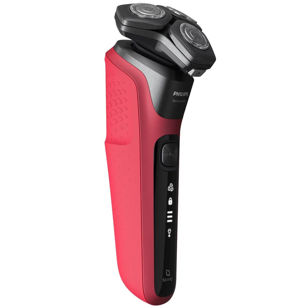 Philips S5883/10 вид сбоку &mdash; текстурированная поверхность и панель управления