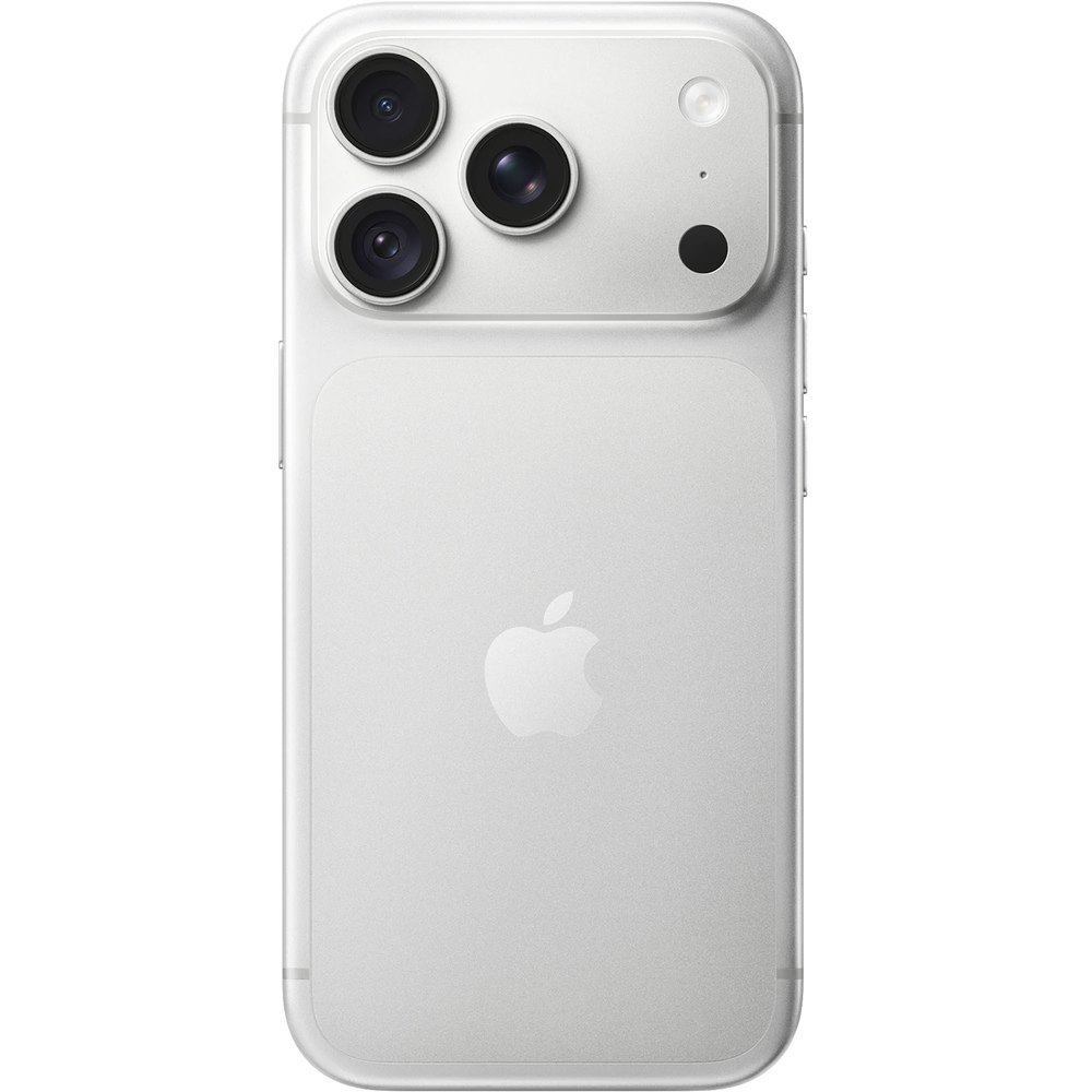 Apple iPhone 18 Pro Silver — задняя панель, блок тройной камеры 48+48+48 Мп и датчик LiDAR