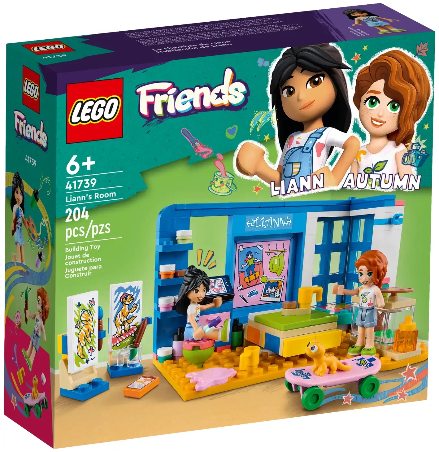 Конструктор LEGO Friends 41739 Liann's Room, 204 дет.