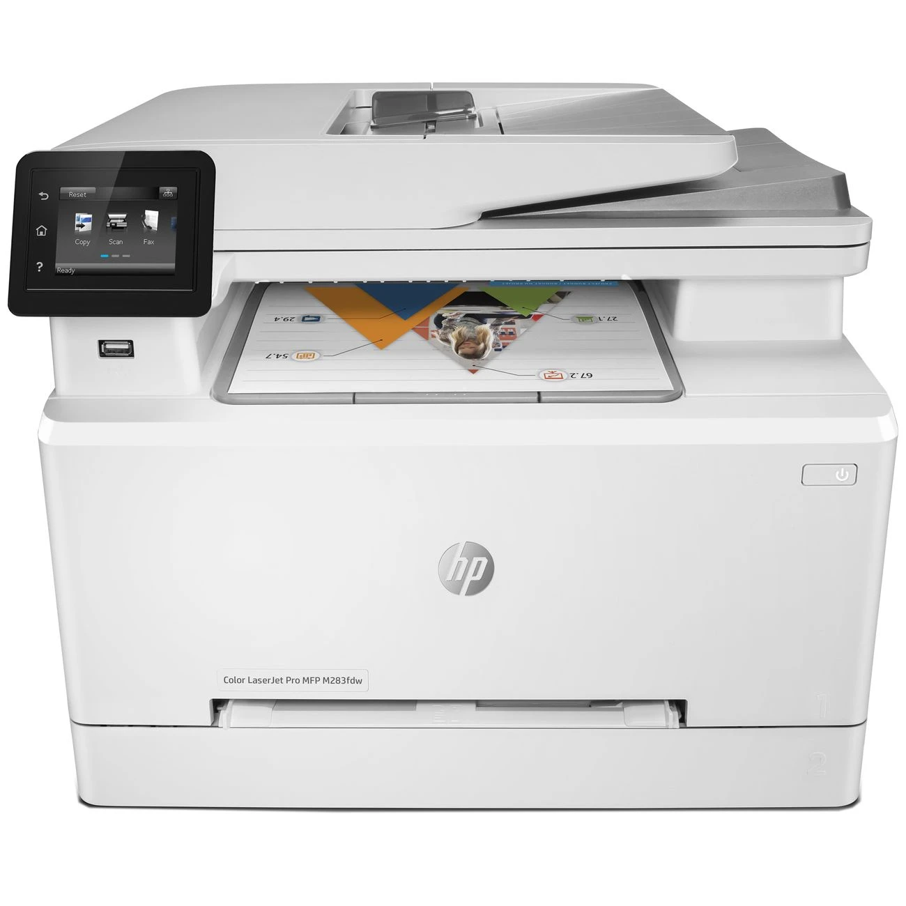 Лазерное МФУ (цветное) HP Color LaserJet Pro M283fdw 7KW75A фото