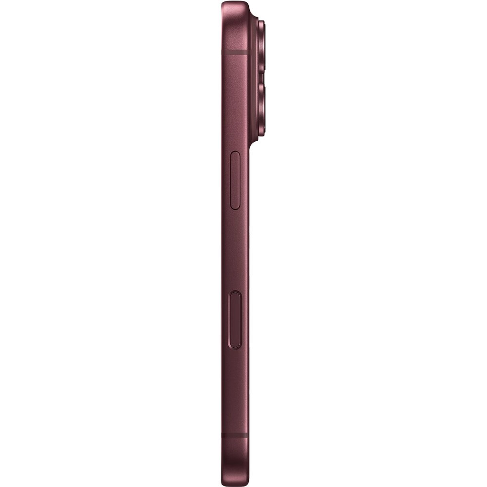 Apple iPhone 18 Pro 512GB Burgundy боковой профиль с кнопками громкости и питания