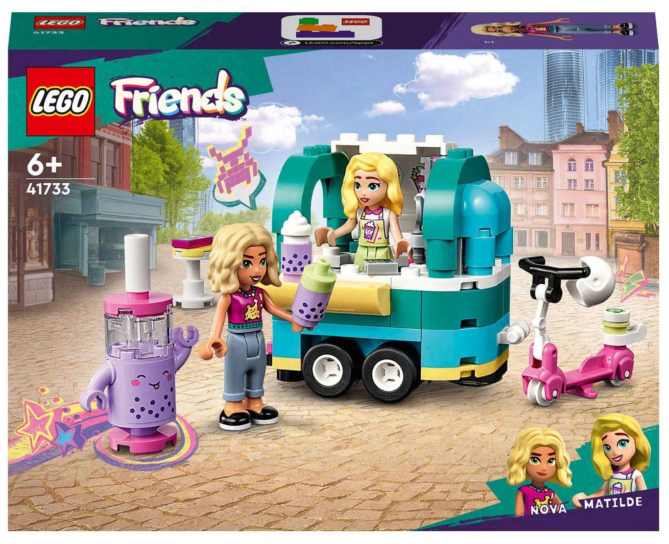 Конструктор LEGO Friends 41733 Mobile Bubble Tea Shop, 109 дет.