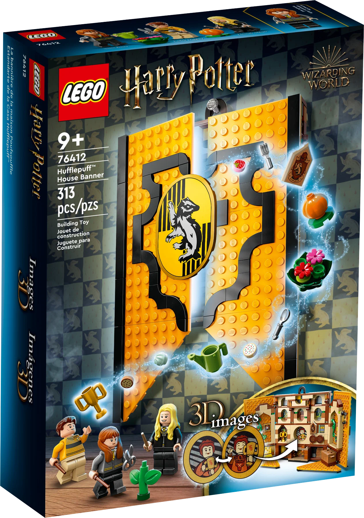 Конструктор LEGO Harry Potter Знамя факультета Пуффендуй Hufflepuff House Banner, 313 дет.