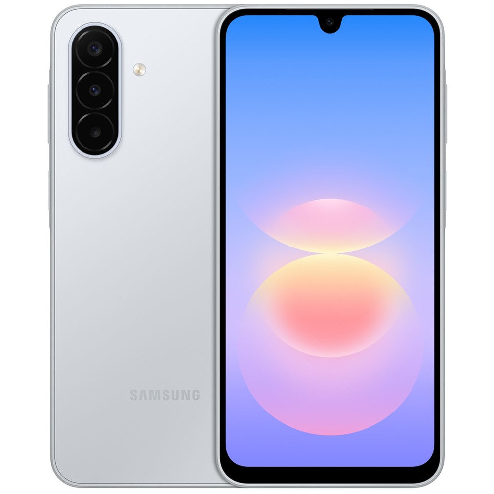 Samsung Galaxy A18 серый — фронтальный вид экрана Super AMOLED 6.7 дюйма
