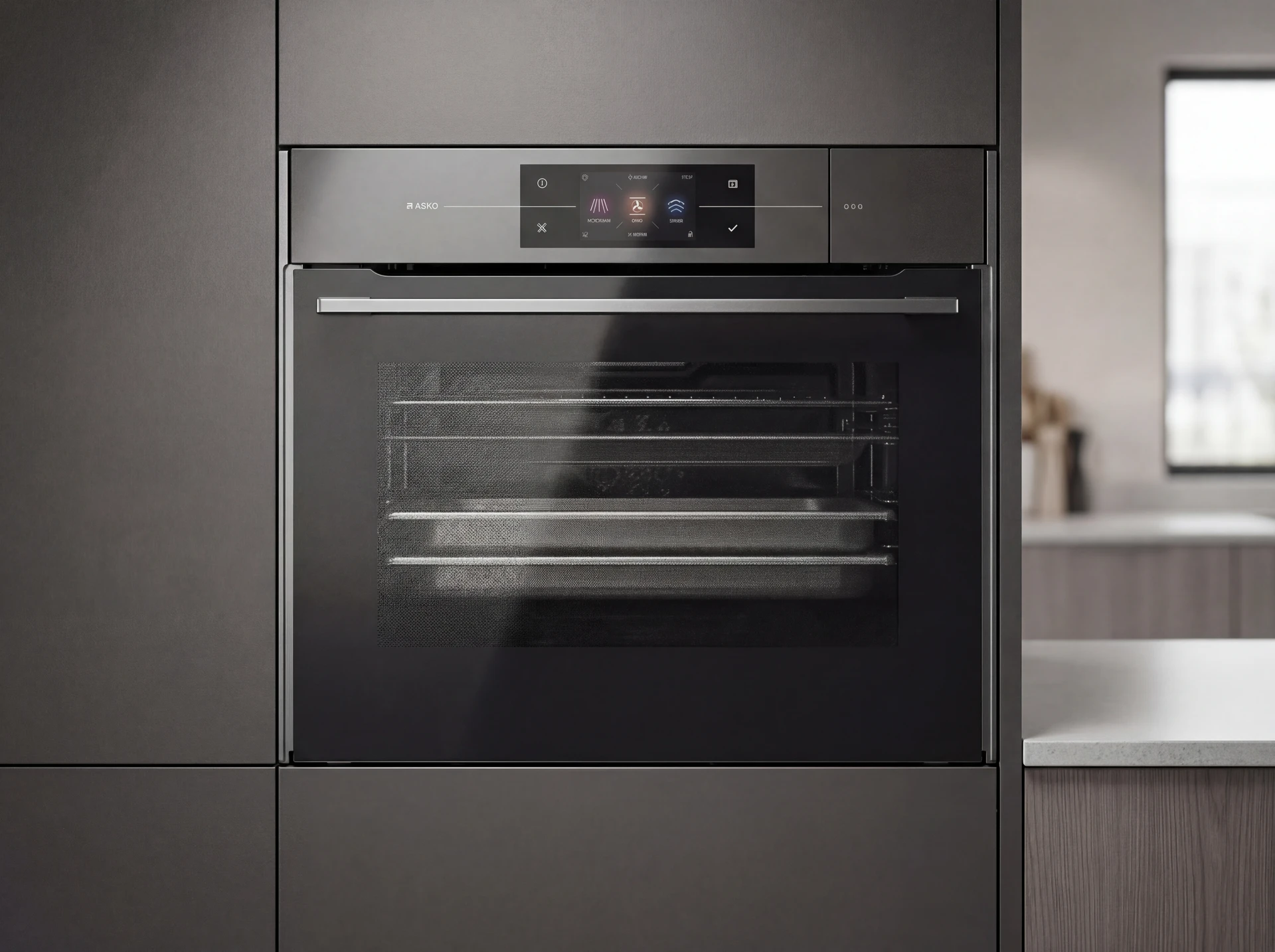 Asko OCSM8478G встроенный в кухонный гарнитур — интерьерный вид