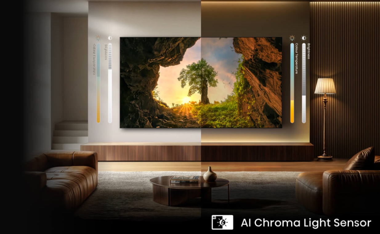 AI Chroma Light Sensor &mdash; датчик освещённости Hisense 75U7Q